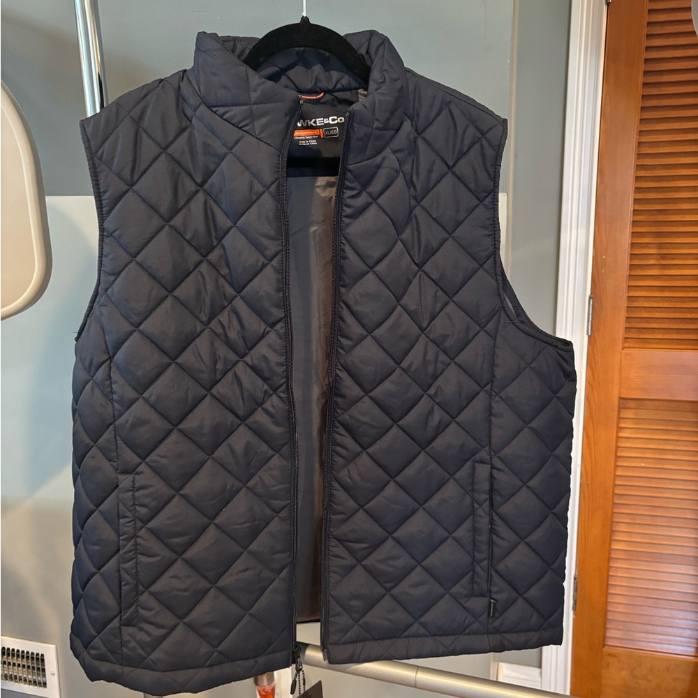 Hawke & Co Men's Navy Quilted Vest